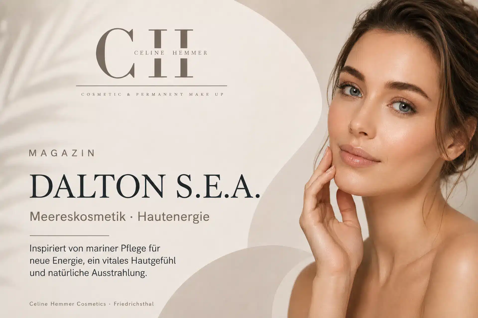 Magazin-Beitragsbild von Celine Hemmer Cosmetics zur DALTON S.E.A. Meereskosmetik für Hautenergie