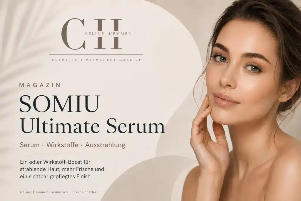 Magazin-Beitragsbild von Celine Hemmer Cosmetics zum SOMIU Ultimate Serum als Wirkstoff-Boost für strahlende Haut