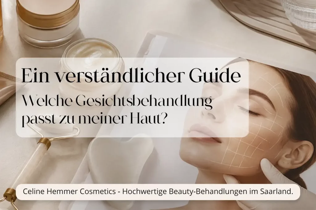 Magazin-Beitragsbild von Celine Hemmer Cosmetics zum Thema passende Gesichtsbehandlung für den eigenen Hauttyp